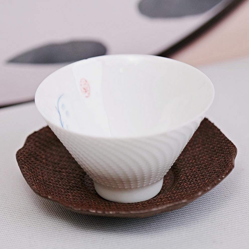 【全館滿599免運】藤編花瓣杯墊 漆編席樹葉杯墊 漆印編樹葉杯墊 杯墊 藤編杯墊 防燙杯墊 隔熱杯墊【自在坊茶具】-細節圖7