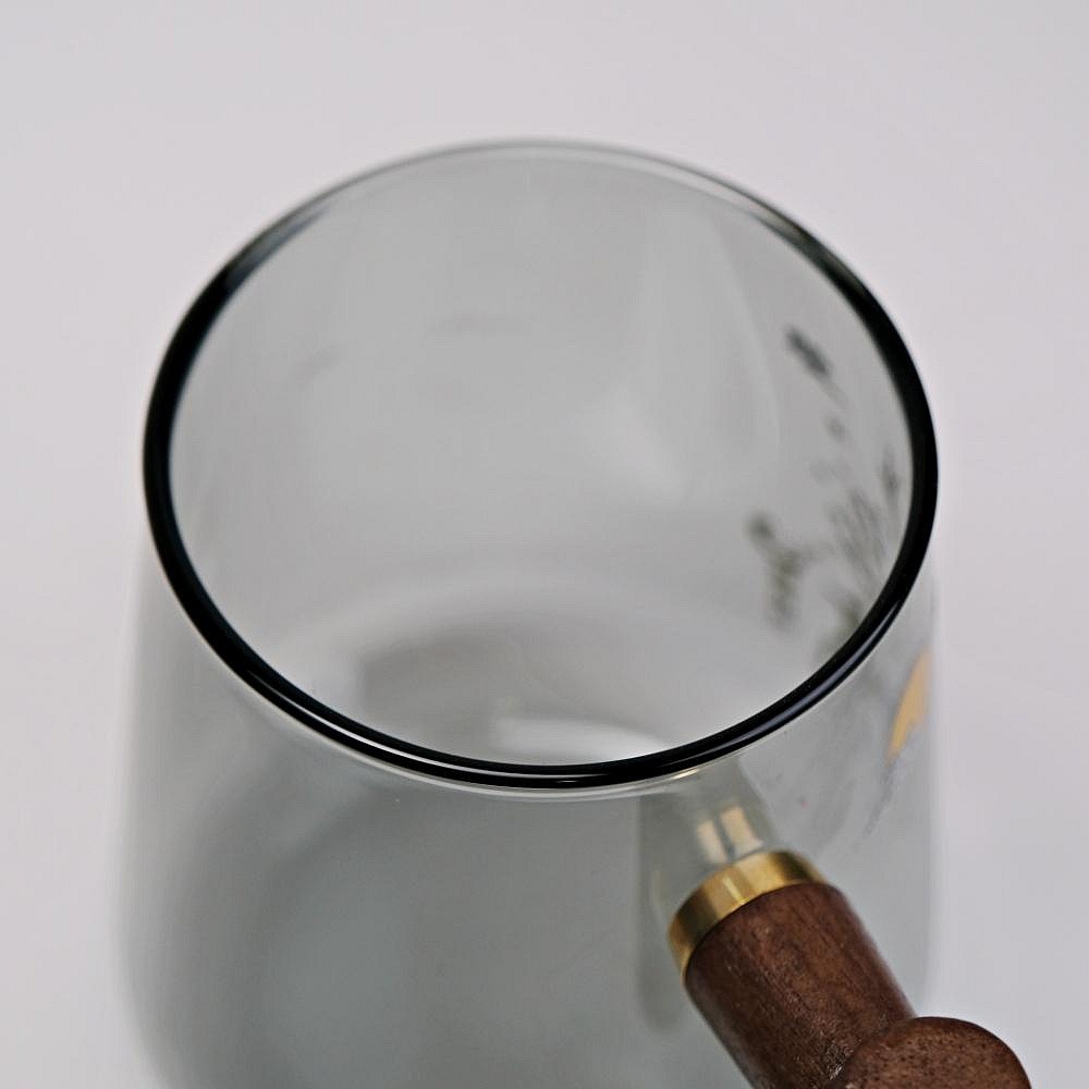 【全館滿599免運】一鹿有你辦公杯─520ml 玻璃泡茶壼 木柄手把 辦公杯 泡茶杯 附茶水分離器 大容量【自在坊茶具】-細節圖9