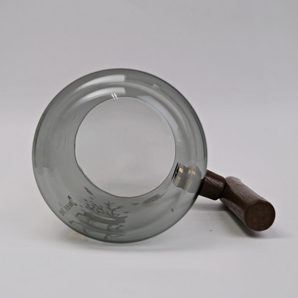 【全館滿599免運】一鹿有你辦公杯─520ml 玻璃泡茶壼 木柄手把 辦公杯 泡茶杯 附茶水分離器 大容量【自在坊茶具】-細節圖11