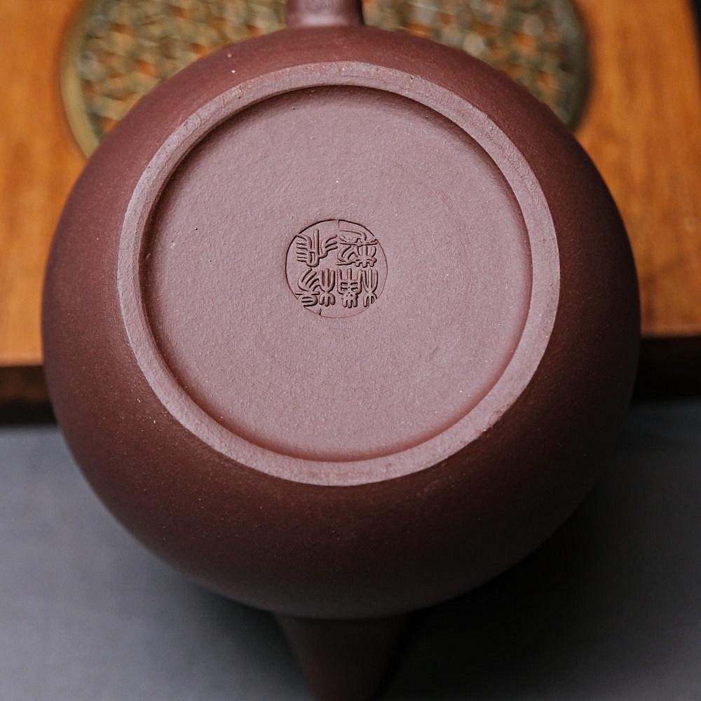 【全館滿599免運】茶壺 紫砂壺 龍蛋壼【龍蛋壼270ml】出湯順暢 出水俐落【自在坊茶具】-細節圖9