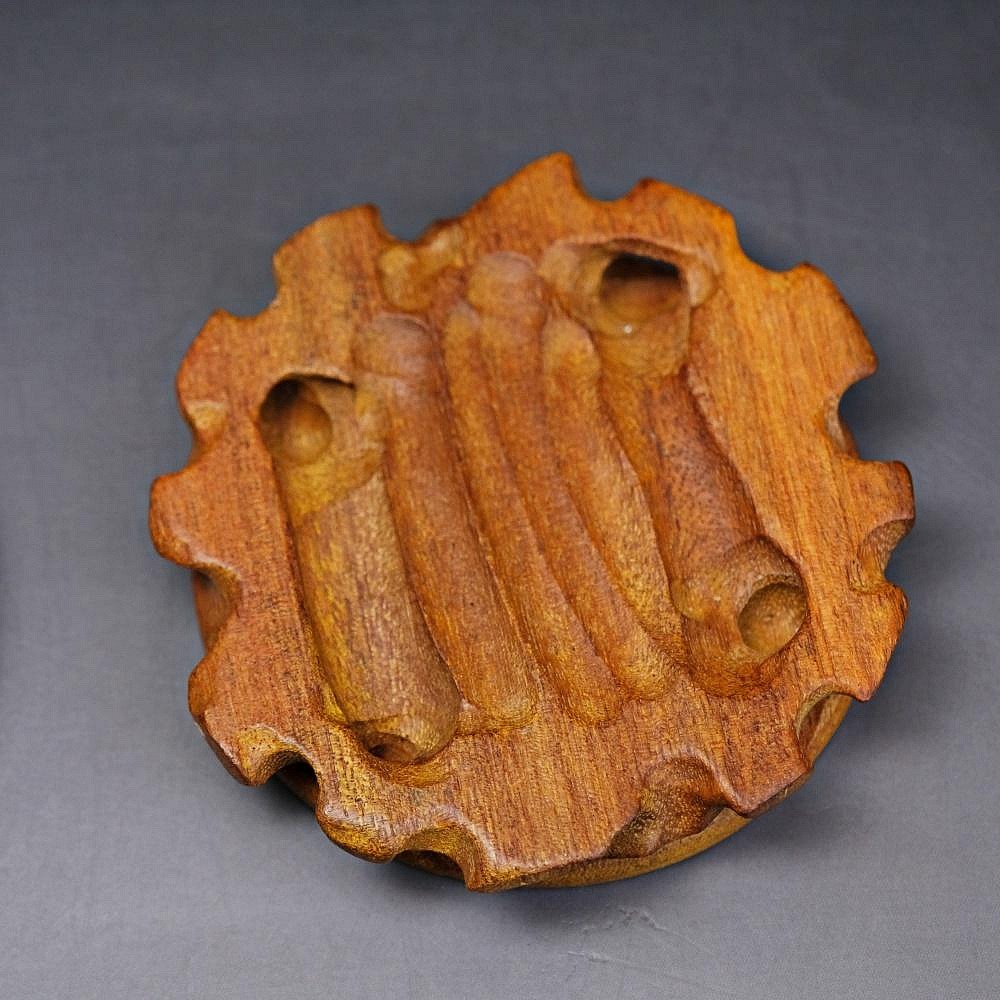 【全館滿599免運】壼承 壼墊 原木壼墊 實木壼承 木頭壼墊 隔熱墊 天然原木 【自在坊茶具】-細節圖5