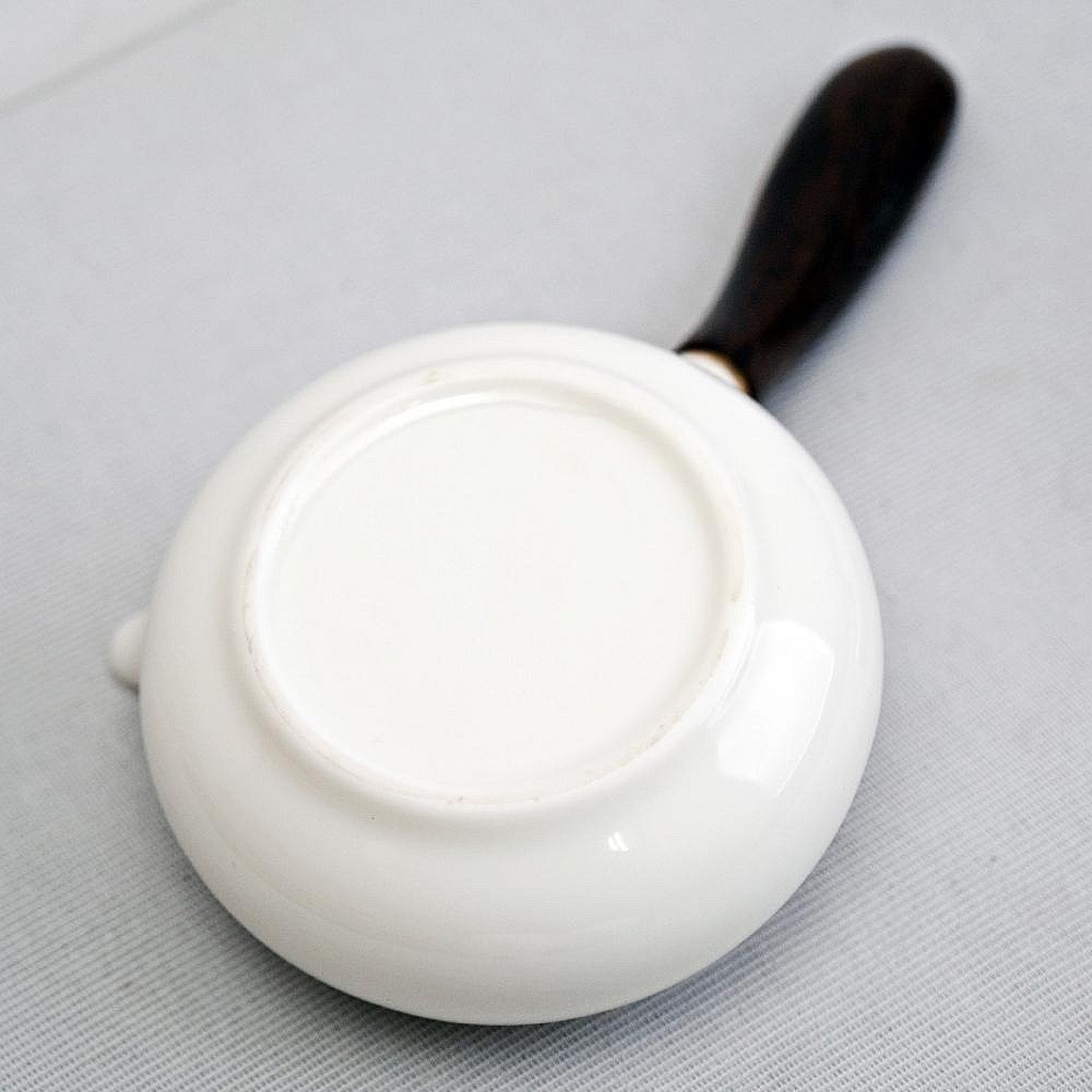 【自在坊茶具】玉瓷側把壺 白瓷黑檀木餅側把壺 瑩若凝脂 溫潤美白 精品茶壺 自用怡情 温馨相送 友誼聯絡 工商餽贈-細節圖11