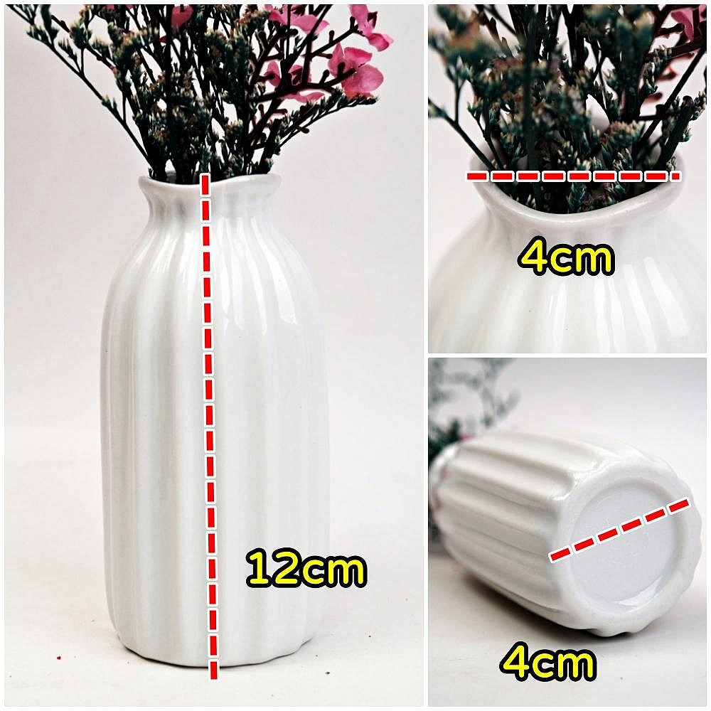 【自在坊茶具】花器 陶瓷花瓶 白陶花瓶（高12cm) 小花瓶 擺件 花盆 粗陶花瓶 復古花瓶 插花【全館滿599免運】-細節圖11