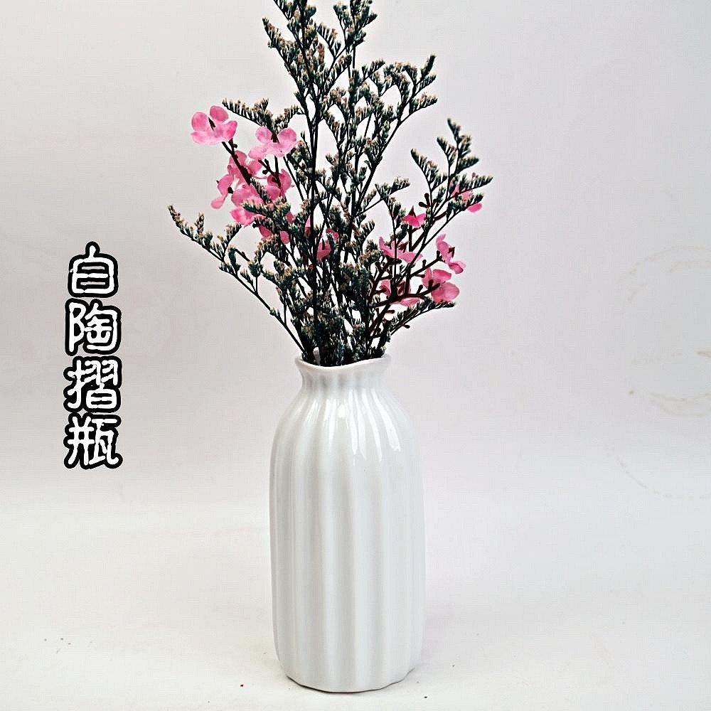 【自在坊茶具】花器 陶瓷花瓶 白陶花瓶（高12cm) 小花瓶 擺件 花盆 粗陶花瓶 復古花瓶 插花【全館滿599免運】-規格圖11