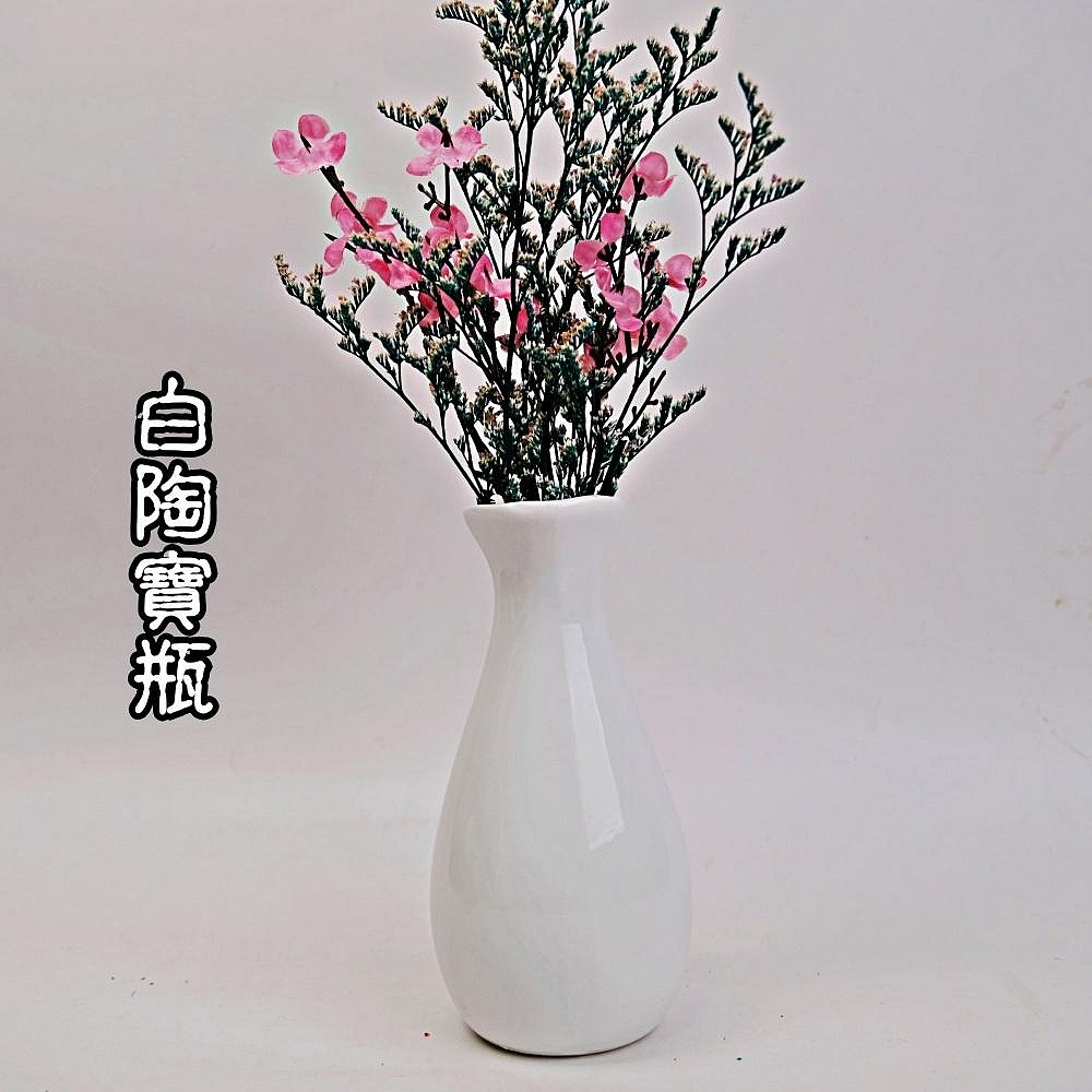 【自在坊茶具】花器 陶瓷花瓶 白陶花瓶（高13cm) 小花瓶 擺件 花盆 粗陶花瓶 復古花瓶 插花【全館滿599免運】-規格圖9