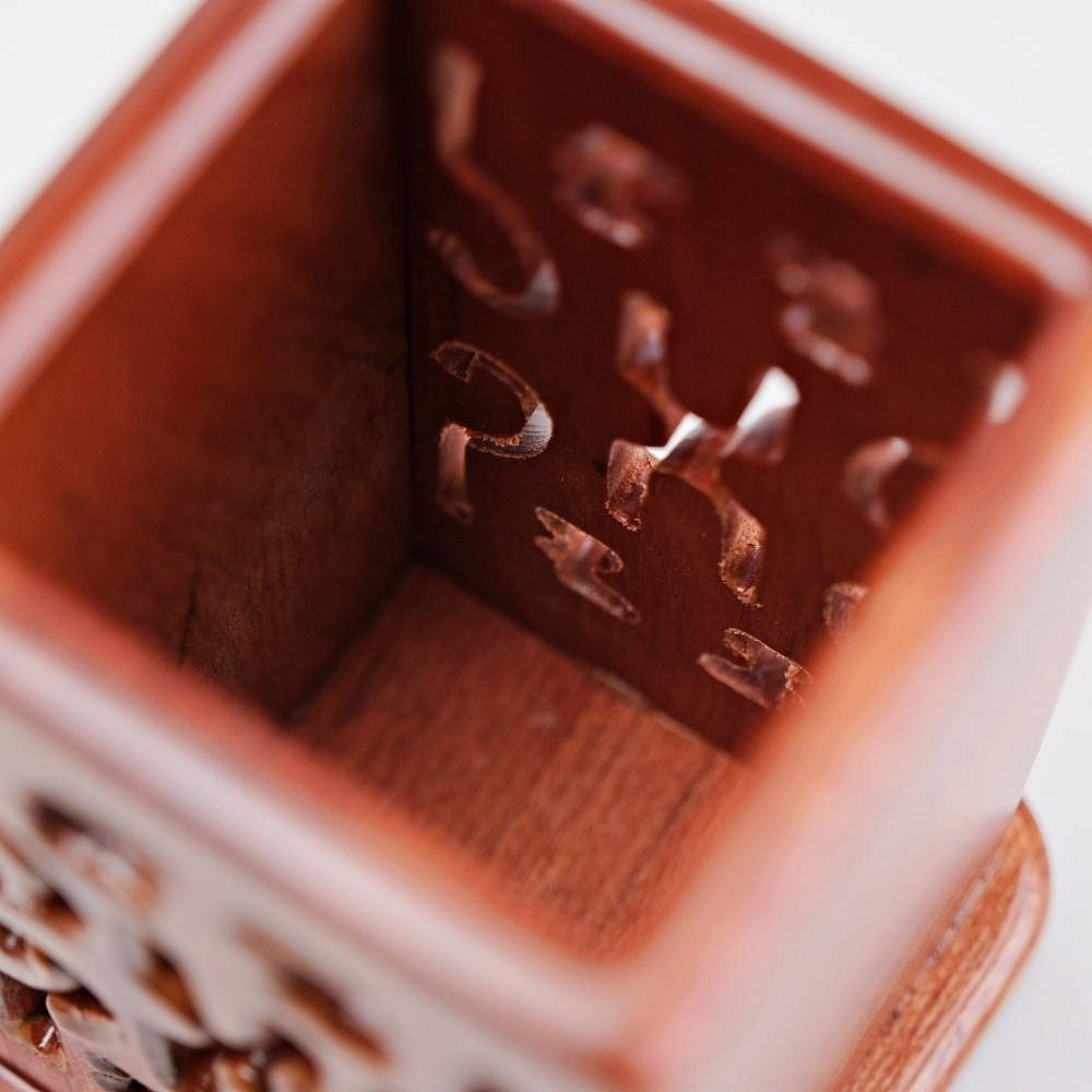 【全館滿599免運】花梨四方六君子 花梨木 茶夾 茶針 茶勺 茶撥 收納桶 六君子套裝 茶道六君子 茶道配件【自在坊茶具-細節圖5