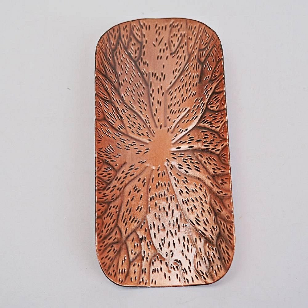 【自在坊茶具】荷韵茶則─紫銅 手工銅製茶勺 茶鏟 茶則 鑑賞茶葉 茶荷 茶撥 茶針勺 分茶器 茶道配件【全館滿599免運-細節圖3