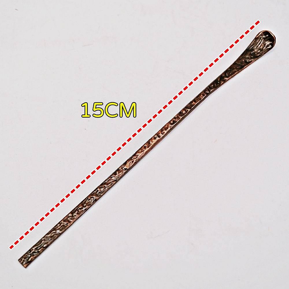 【自在坊茶具】荷韵茶則─紫銅 手工銅製茶勺 茶鏟 茶則 鑑賞茶葉 茶荷 茶撥 茶針勺 分茶器 茶道配件【全館滿599免運-細節圖6