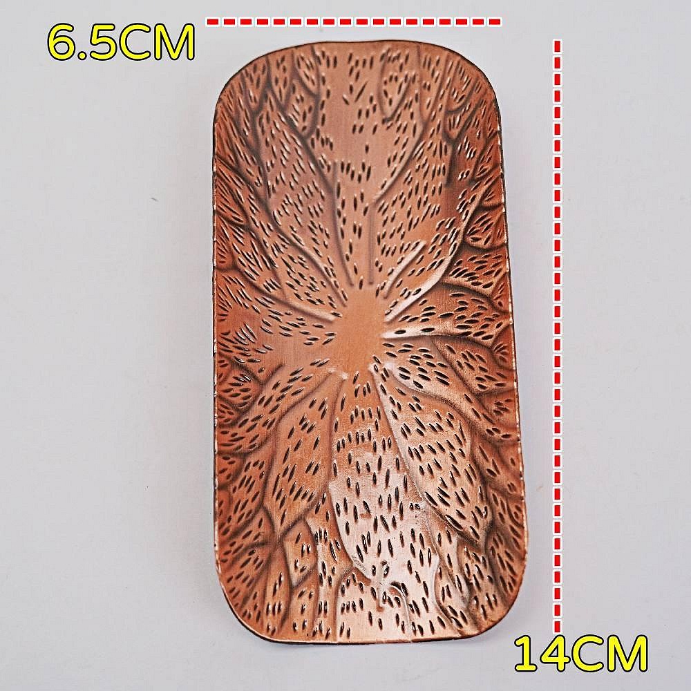 【自在坊茶具】荷韵茶則─紫銅 手工銅製茶勺 茶鏟 茶則 鑑賞茶葉 茶荷 茶撥 茶針勺 分茶器 茶道配件【全館滿599免運-細節圖7