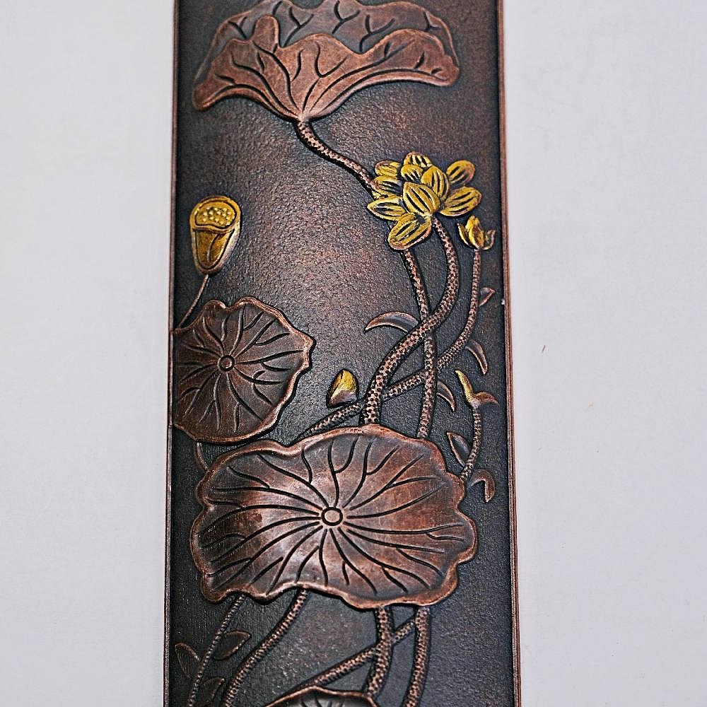 【自在坊茶具】古紅/古青荷花茶則 手工銅製茶勺 茶鏟 茶則 鑑賞茶葉 茶荷 茶撥 茶針勺 分茶器 茶道配件【全館滿599-細節圖6