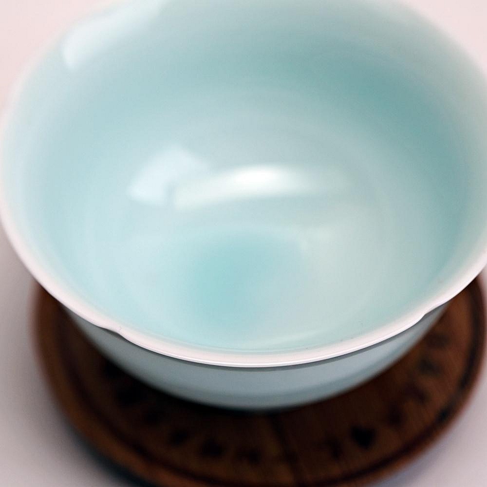 【自在坊茶具】【影青瓷杯─75ml】茶杯 品茗杯 瓷杯 斗笠杯 青瓷杯 陶瓷杯 茶具【全館滿599免運】-細節圖4