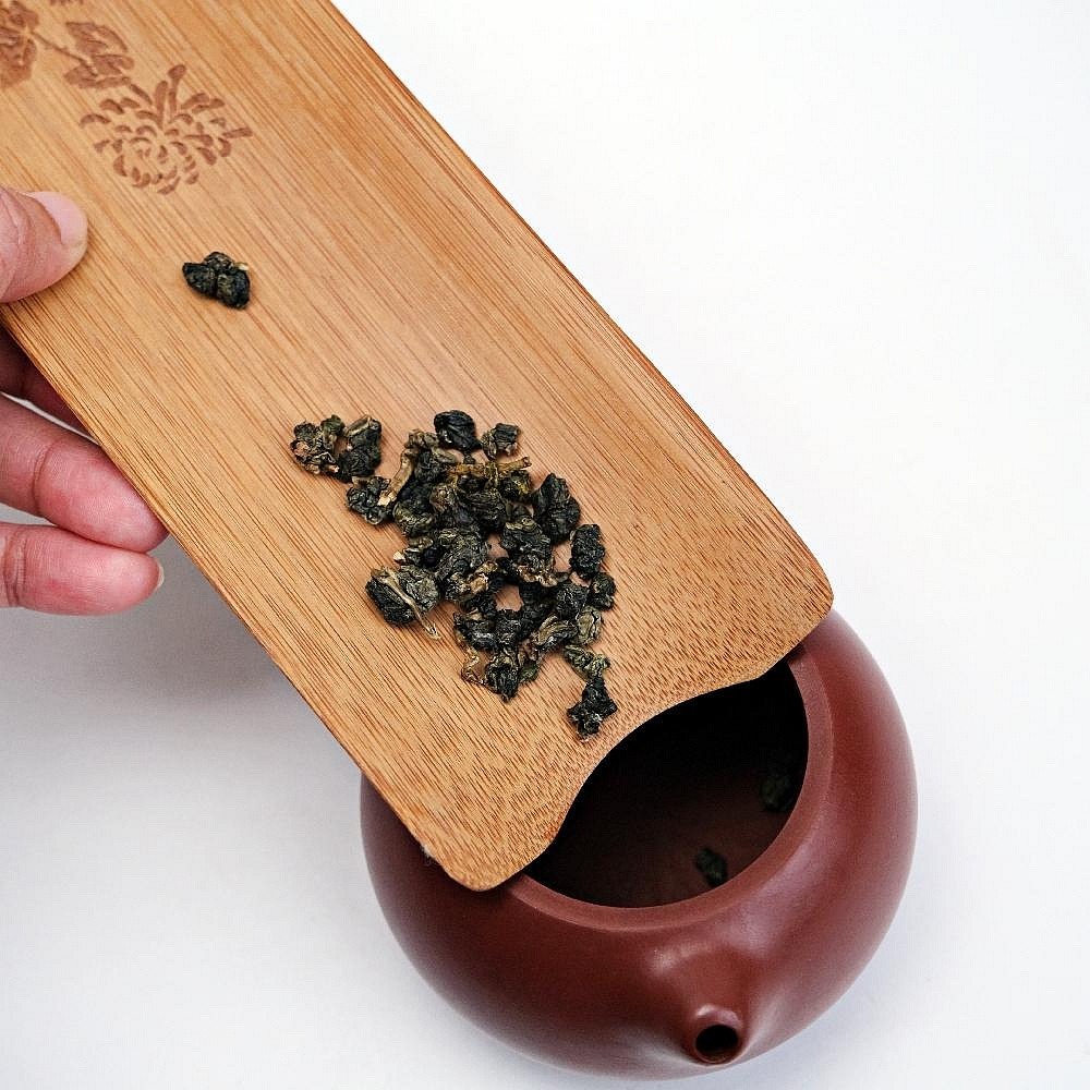 【自在坊茶具】茶則【長板茶則─竹/蘭/梅/菊】茶勺 茶荷 茶賞 竹制茶則 竹製茶具 茶道六君子【全館滿599免運】-細節圖2