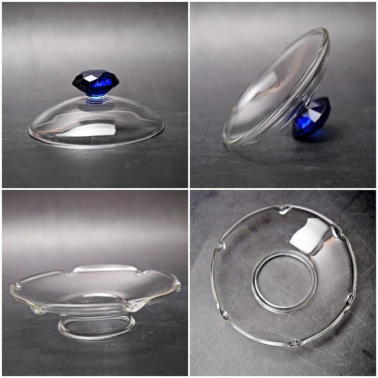 【自在坊茶具】綠鑽/藍鑽玻璃三才蓋碗─220ml 蓋碗 敬茶碗 蓋碗茶杯 三才蓋碗 泡茶碗 玻璃茶具【全館滿599免運】-細節圖8