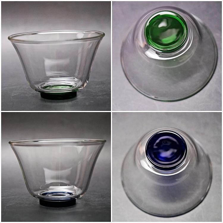 【自在坊茶具】綠鑽/藍鑽玻璃三才蓋碗─220ml 蓋碗 敬茶碗 蓋碗茶杯 三才蓋碗 泡茶碗 玻璃茶具【全館滿599免運】-細節圖9