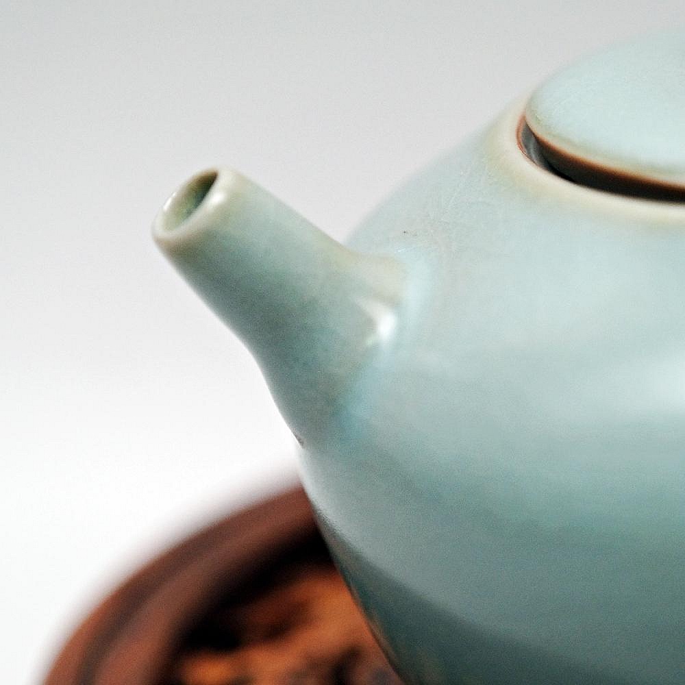 【自在坊茶具】汝窯平安壼─200ml 茶壼 陶瓷茶壼 陶瓷工藝 瓷壼 汝窯茶壼 平安壼 【全館滿599免運】-細節圖3