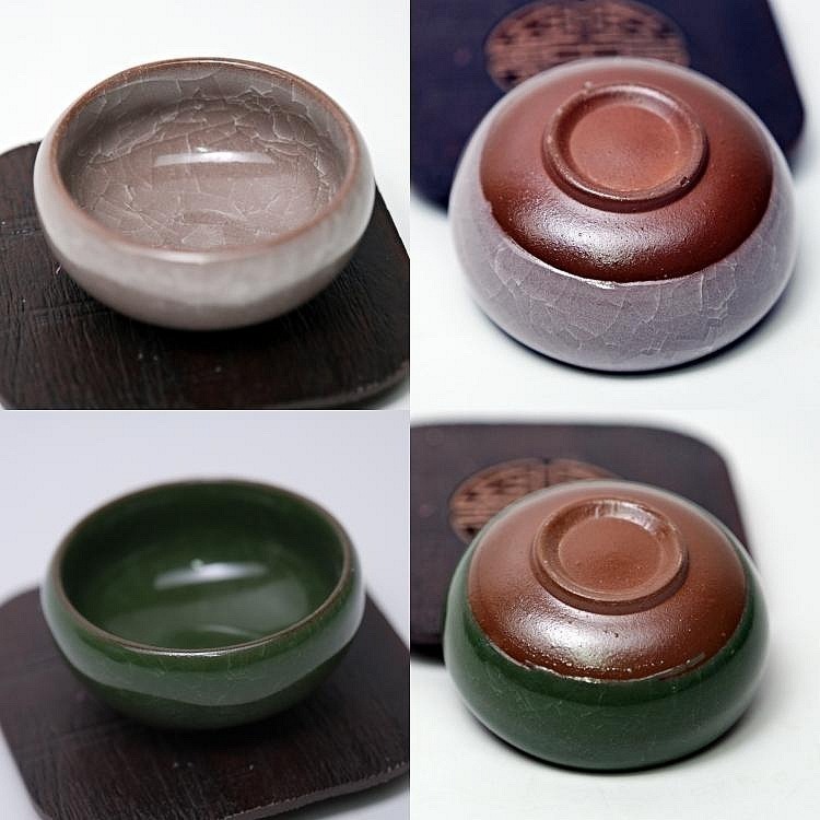 【自在坊茶具】小冰裂杯─45ml 中冰裂杯─50ml 冰裂杯 陶瓷杯 品茗杯 茶杯【全館滿599免運】-細節圖8