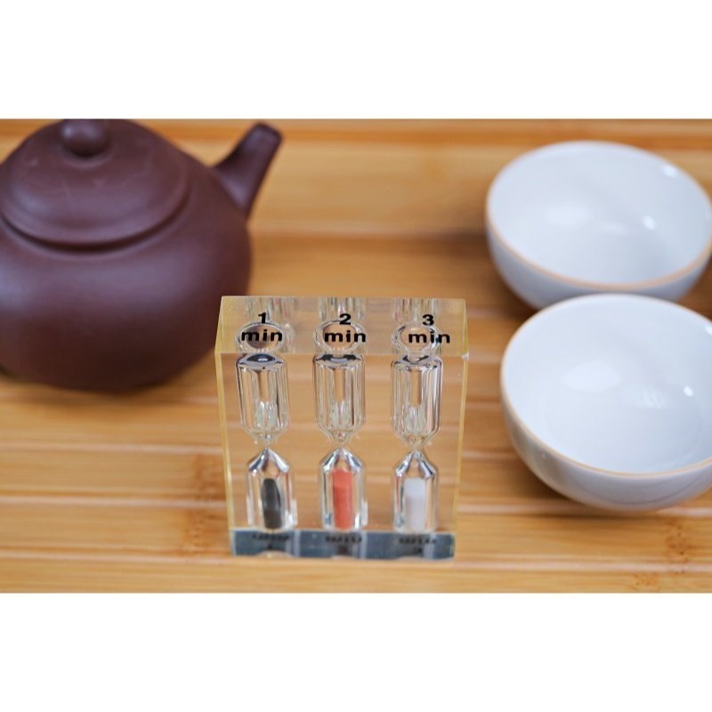 【自在坊茶具】三合一亞克力泡茶專用沙漏 沙漏 沙漏計時器 泡茶計時沙漏-細節圖3