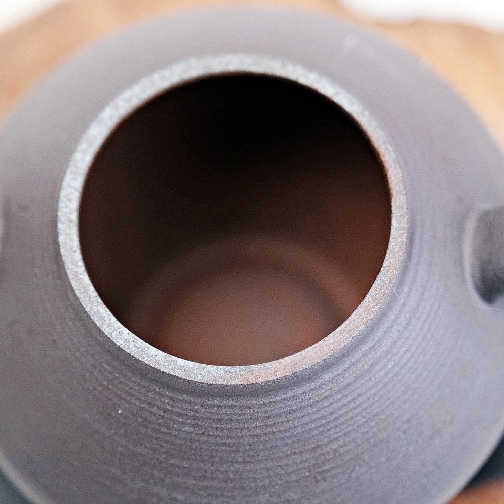 【自在坊茶具】空寂老岩泥明鏡壼─160ml 茶壼 陶瓷茶壼 陶瓷工藝 瓷壼 老岩泥 茶具【全館滿599免運】-細節圖7