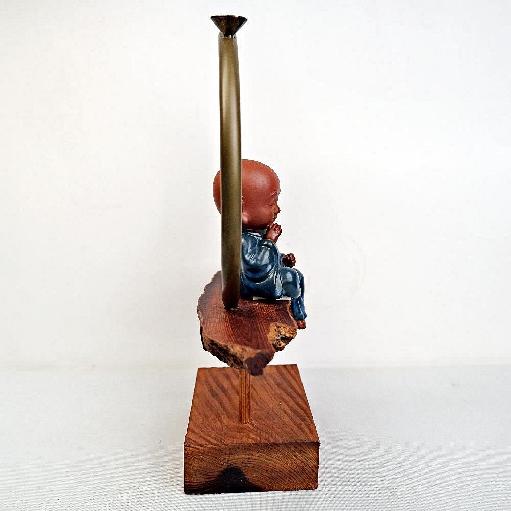 【自在坊茶具】【特價分享】小和尚倒流香 櫥窗展示 手工創意 【全館滿599免運】-細節圖2