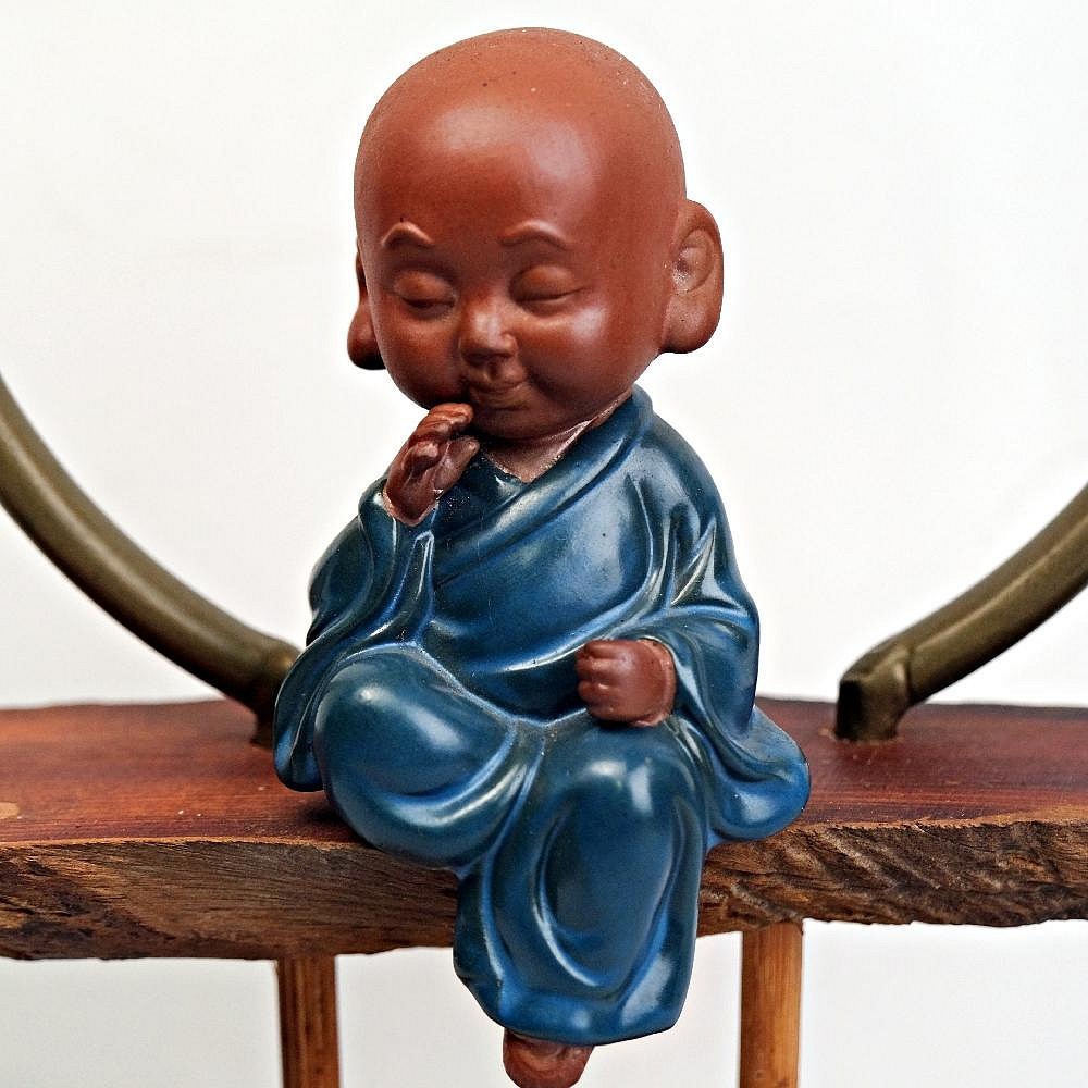 【自在坊茶具】【特價分享】小和尚倒流香 櫥窗展示 手工創意 【全館滿599免運】-細節圖7