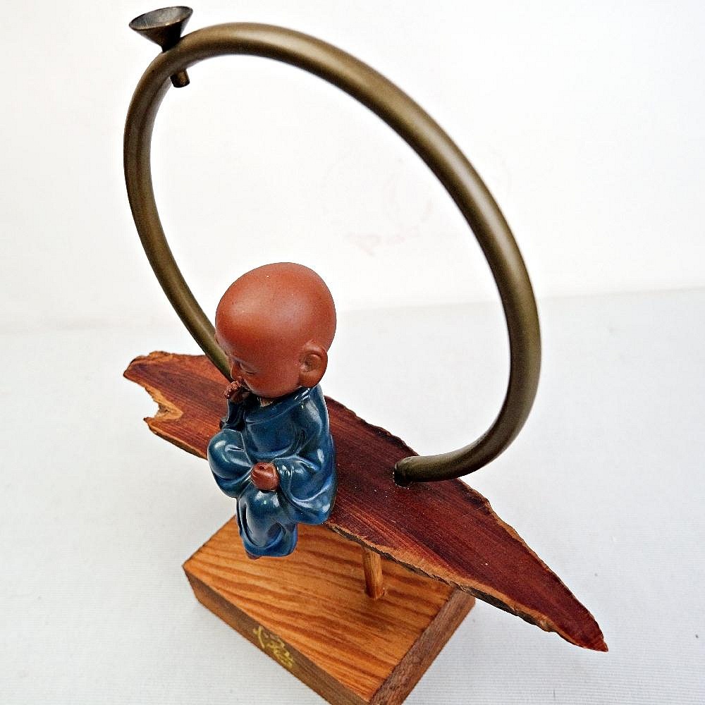 【自在坊茶具】【特價分享】小和尚倒流香 櫥窗展示 手工創意 【全館滿599免運】-細節圖11