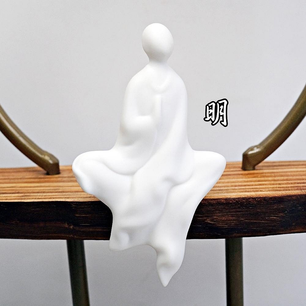 【自在坊茶具】淨明/悟/心白瓷無相倒流香 禪意擺件 供奉香薰爐 玄關擺件 香薰擺件 倒流香擺件 手工創意【全館滿599免-細節圖8