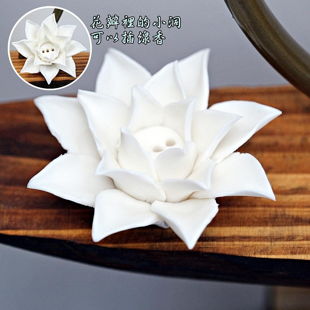 【自在坊茶具】淨明/悟/心白瓷無相倒流香 禪意擺件 供奉香薰爐 玄關擺件 香薰擺件 倒流香擺件 手工創意【全館滿599免-細節圖10