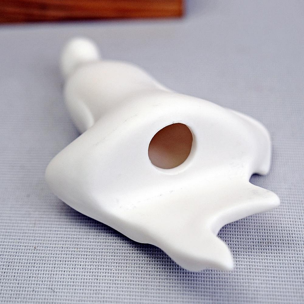 【自在坊茶具】淨悟/心白瓷無像擺件 禪意擺件 無像擺件 香薰擺件 陶瓷人物 倒流香擺件 手工創意【全館滿599免運】-細節圖3