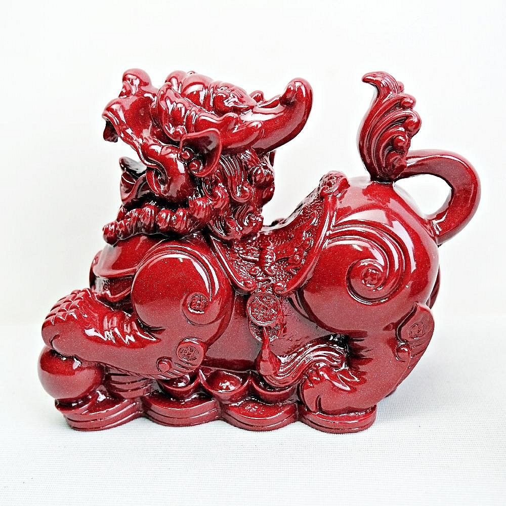 【自在坊茶具】茶寵 擺件【硃砂紫金貔貅一對】裝飾擺件 桌面擺件 茶桌裝飾 創意擺件 茶道配件 風水擺件【全館滿599免運-細節圖3