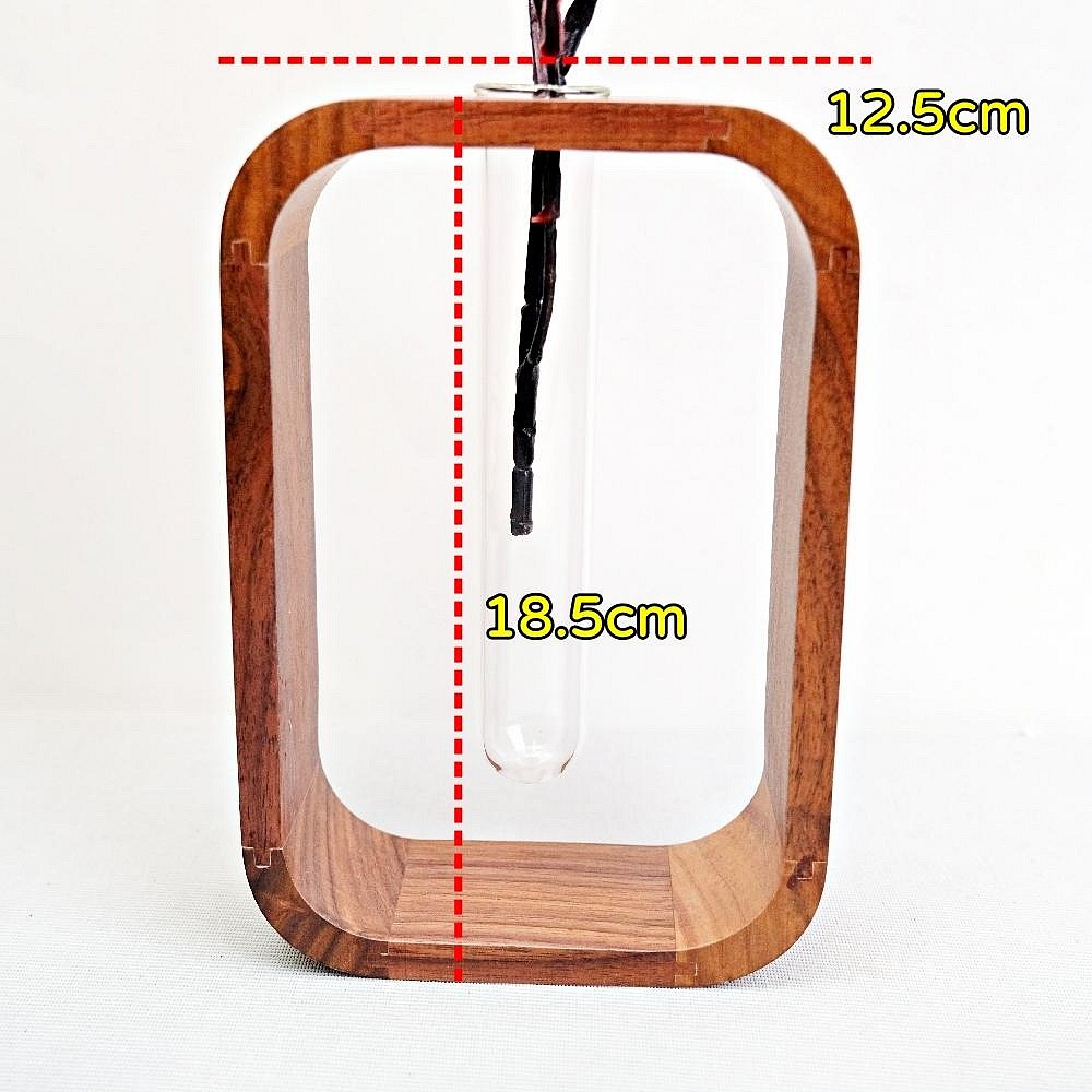 【自在坊茶具】花器 黑胡桃木花器 木製花瓶 創意花瓶 小花瓶 精品擺件 花盆 插花【全館滿599免運】-細節圖6