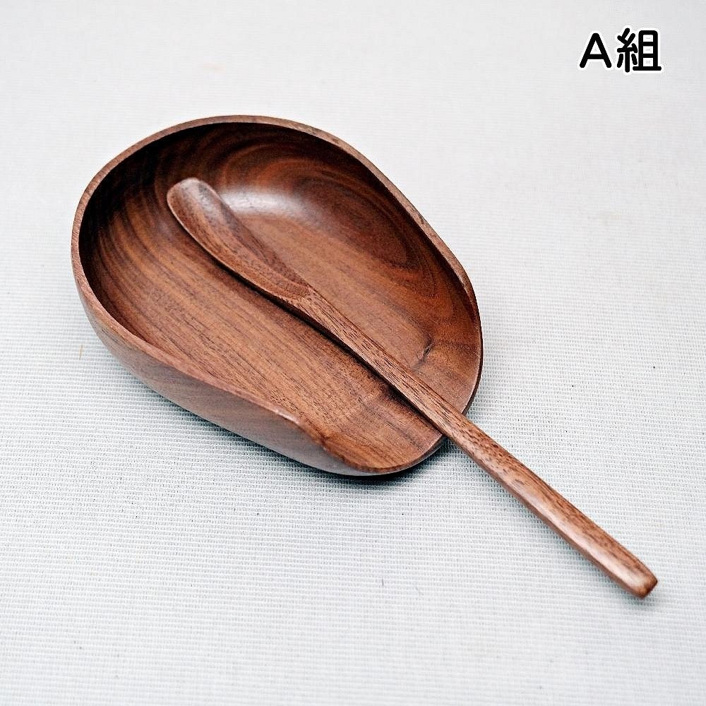 【自在坊茶具】黑胡桃木茶則組 手工茶則 日本茶勺 精雕木制茶則 茶則 茶道配件【全館滿599免運】-細節圖10