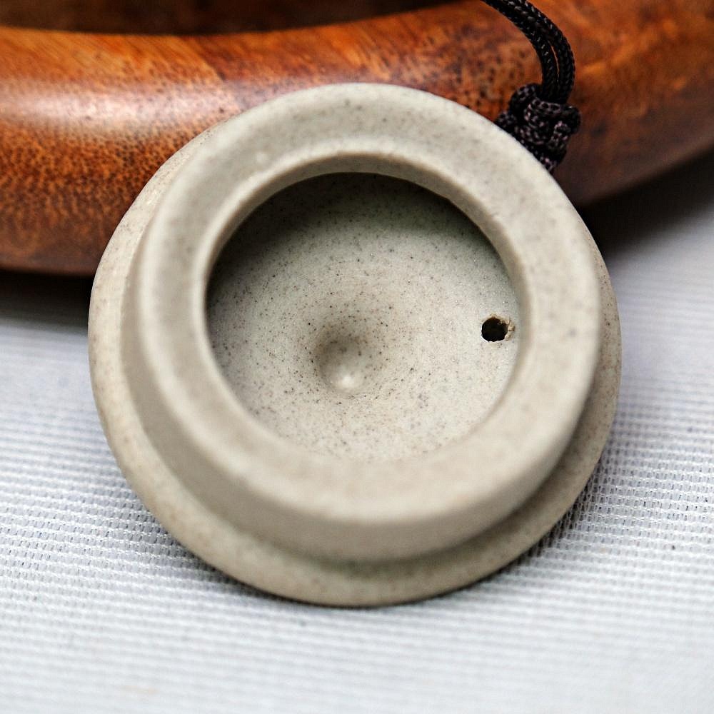 【自在坊茶具】粗陶墨荷壺 250ml 禪風古韻 淡雅清俗 細緻手作 自然窯變 古法燒製 粗陶茶壼 功夫茶具【全館滿599-細節圖6