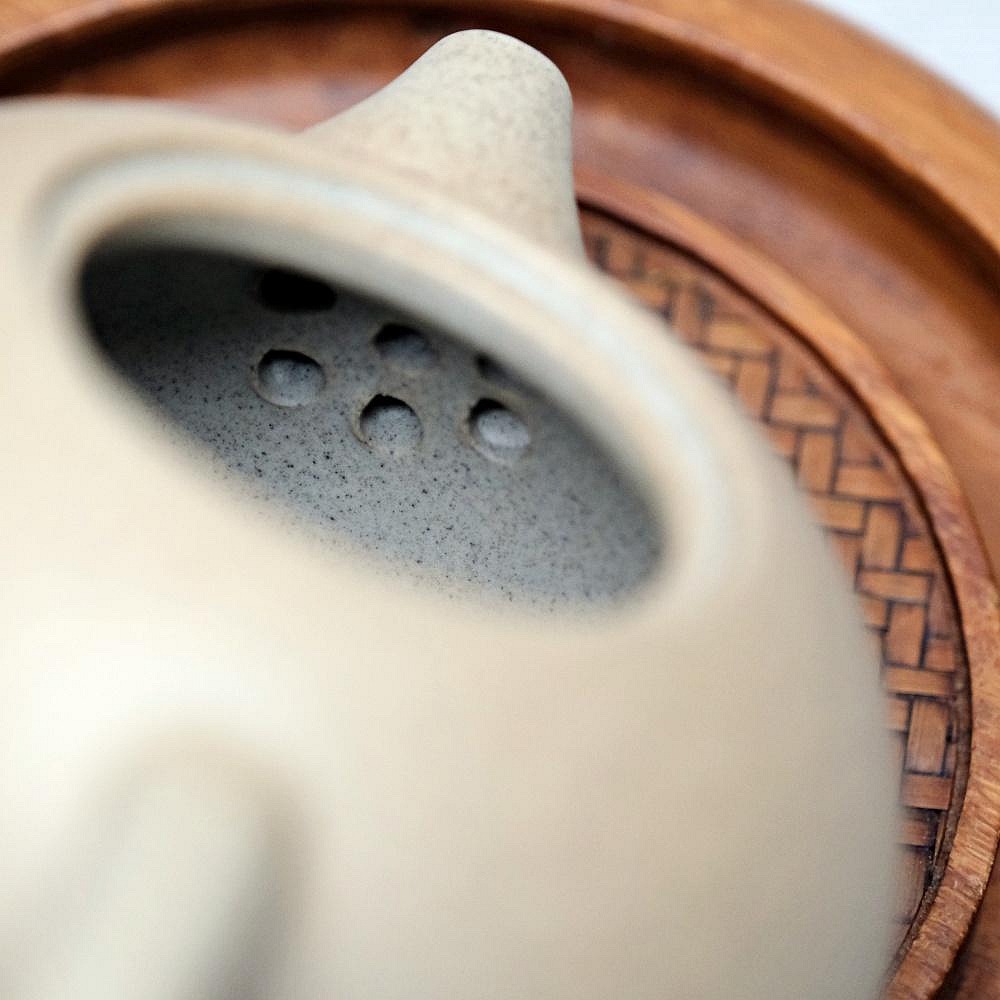 【自在坊茶具】粗陶墨荷壺 250ml 禪風古韻 淡雅清俗 細緻手作 自然窯變 古法燒製 粗陶茶壼 功夫茶具【全館滿599-細節圖8