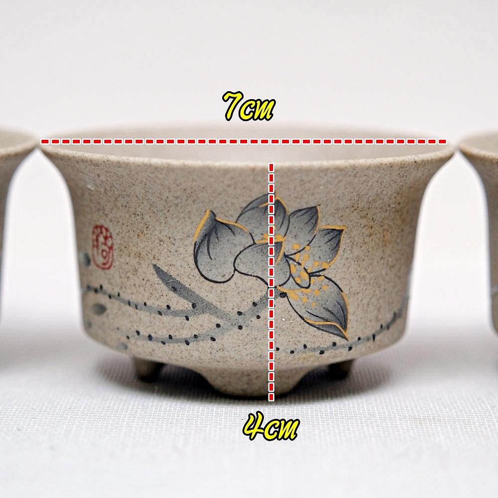 【自在坊茶具】粗陶墨荷杯 60ml 粗陶杯 陶瓷杯 瓷杯 茶杯 品茗杯 陶藝茶器 禪意茶具【全館滿599免運】-細節圖7