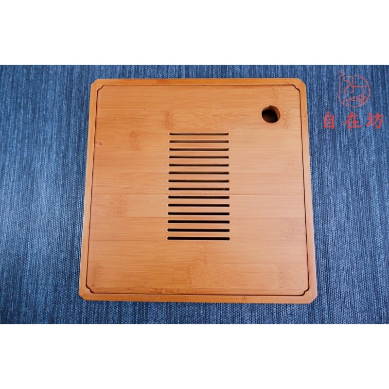 【自在坊茶具】茶盤【正方乾泡茶盤】日式竹製小茶盤 竹茶盤 竹製茶盤 儲水式茶盤 竹泡茶盤 功夫茶盤【全館滿599免運】-細節圖3