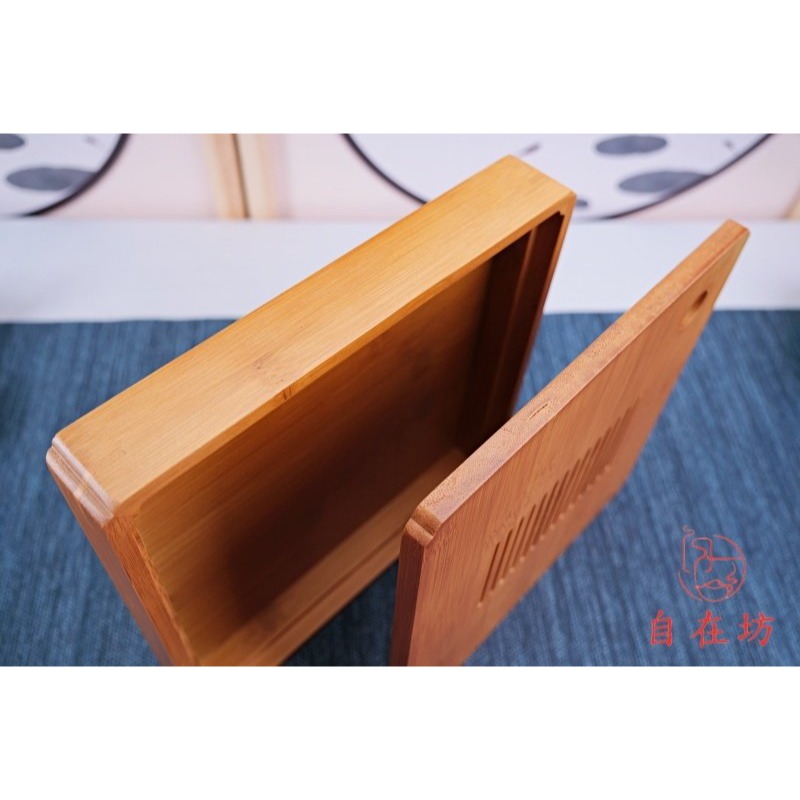 【自在坊茶具】茶盤【正方乾泡茶盤】日式竹製小茶盤 竹茶盤 竹製茶盤 儲水式茶盤 竹泡茶盤 功夫茶盤【全館滿599免運】-細節圖11