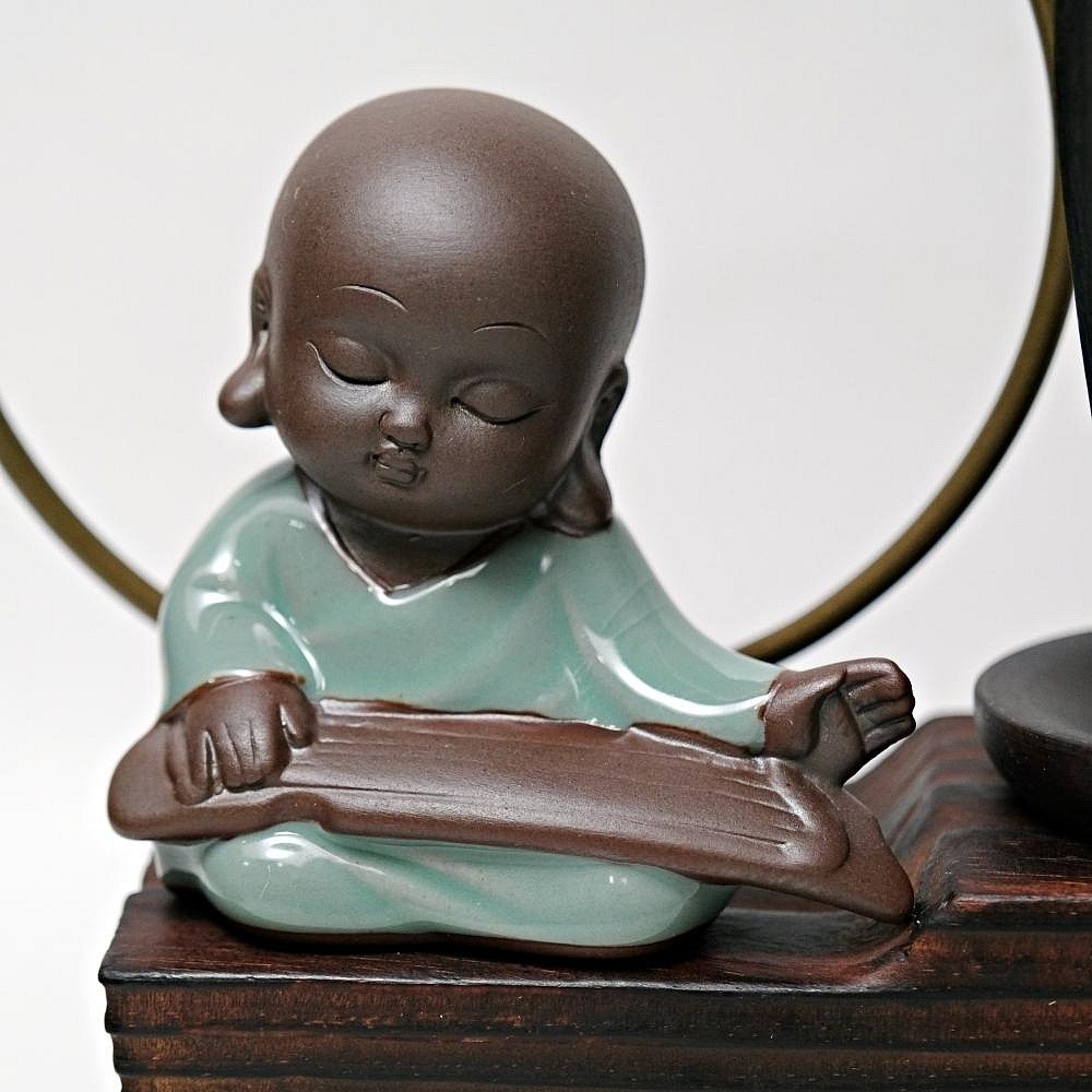 【全館滿599免運】六君子倒流香(松木) 松木 茶夾 茶針 茶勺 茶撥 收納桶 六君子套裝 茶道六君子 茶道配件【自在坊-細節圖4