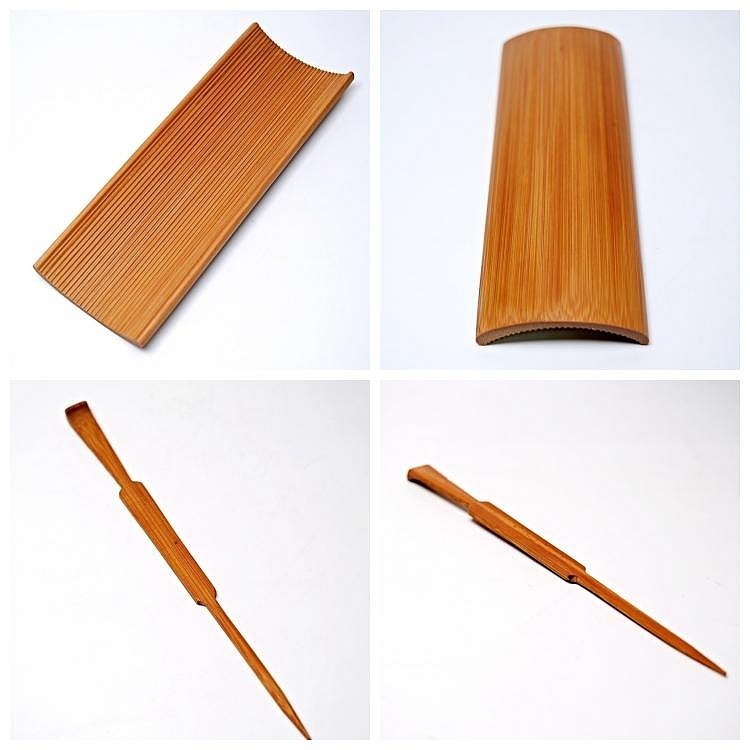 【自在坊茶具】竹制茶則組【魚嘴/平底/刻紋茶則四件組】竹茶則 茶則 茶道配件 茶匙 茶則 茶道六君子【全館滿599免運】-細節圖9