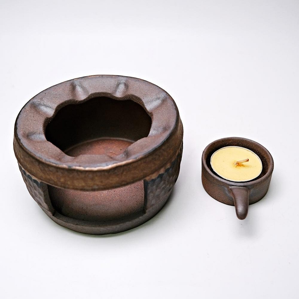 【自在坊茶具】紫燒保溫座 茶壺保溫座 加熱器 保溫底座 附蠟燭 【全館滿599免運】-細節圖4