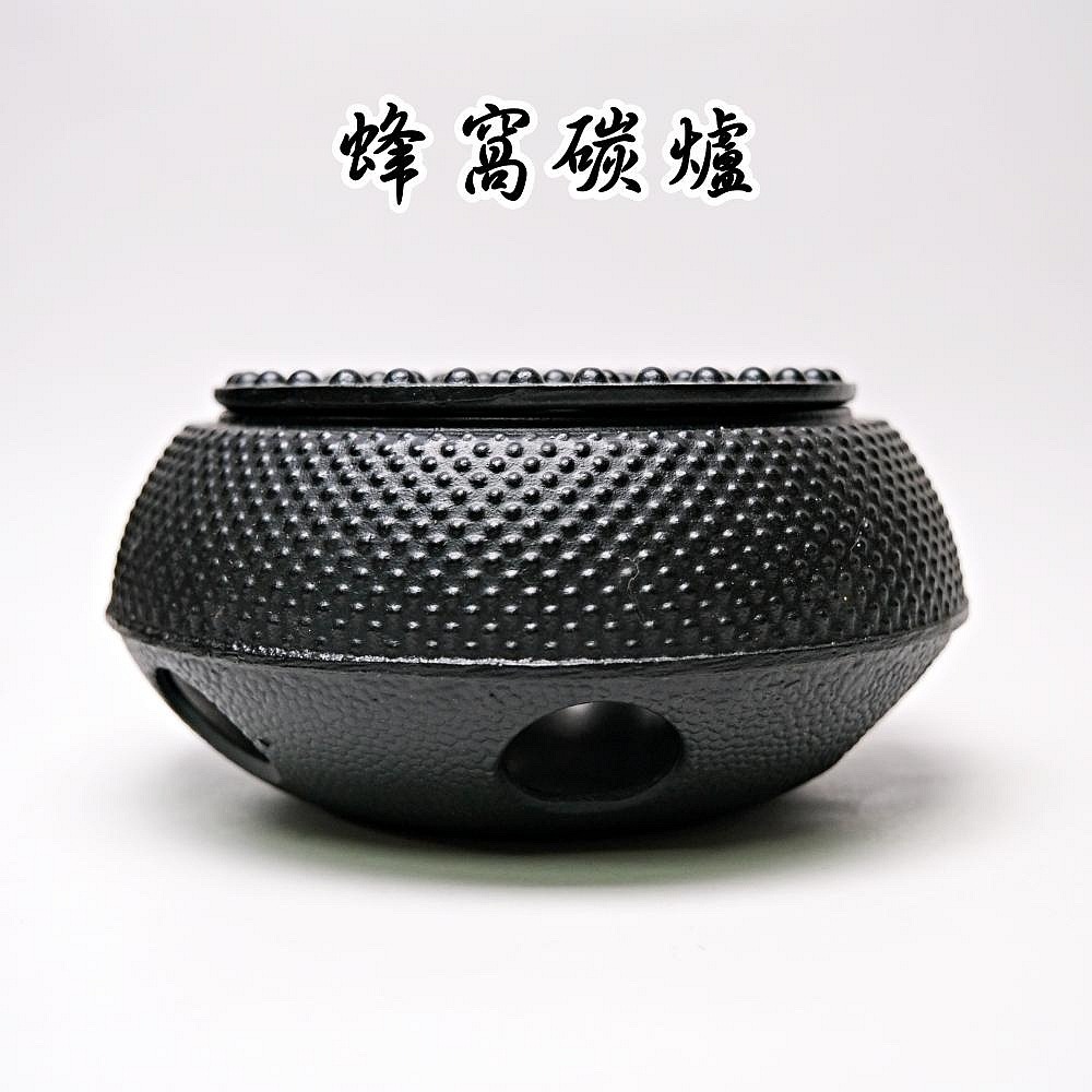 【全館滿599免運】蜂窩碳爐 保溫爐 鑄鐵炭爐 小型炭火爐 加熱器具 傳統碳爐 附蠟燭【自在坊茶具】-規格圖9