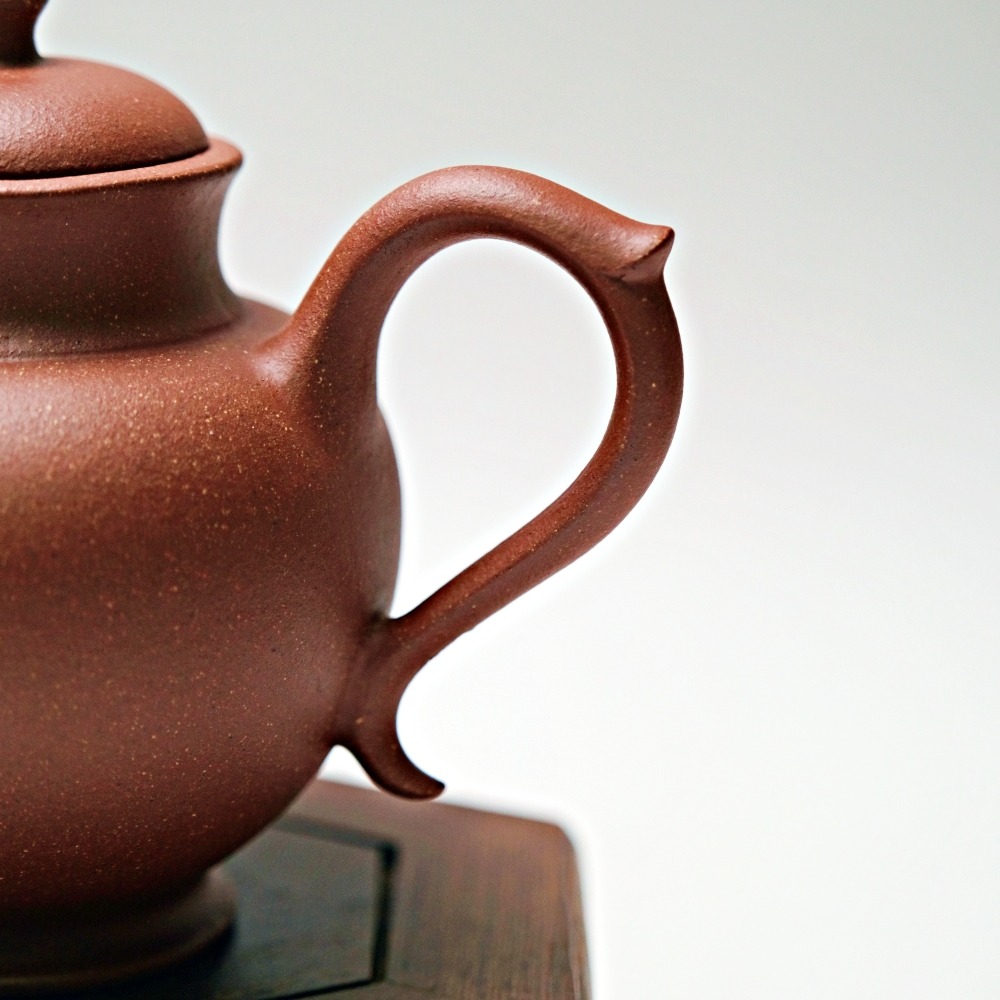 自在坊茶具】段麗娟降波泥玉露壺─160ml 工藝師手作原礦紫砂宜興茶壺一