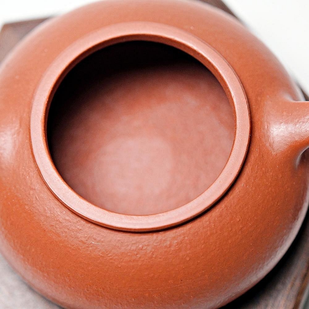 【自在坊茶具】段麗娟梨皮朱泥寒江壺─120ml 工藝師手作 原礦紫砂 宜興茶壺 一把好壺 出湯順暢 三寸不斷-細節圖6