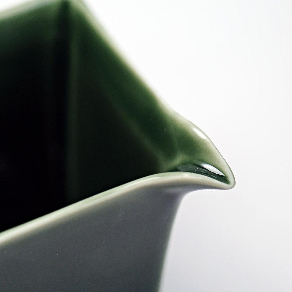 【自在坊茶具】冰灰釉/青璃釉四方茶海─140ml 陶瓷窯變茶海 冰灰釉 青璃釉 公道杯 分茶器 功夫茶具【滿599元免運-細節圖6