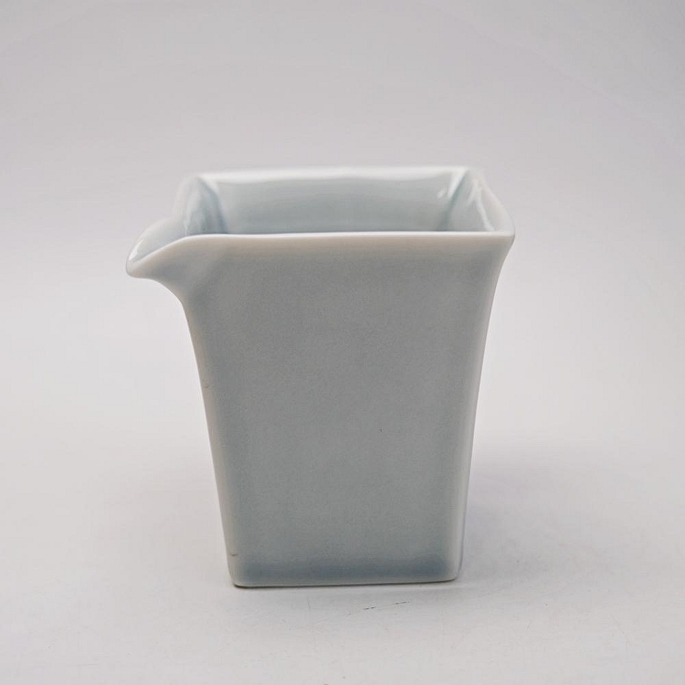 【自在坊茶具】冰灰釉/青璃釉四方茶海─140ml 陶瓷窯變茶海 冰灰釉 青璃釉 公道杯 分茶器 功夫茶具【滿599元免運-細節圖7