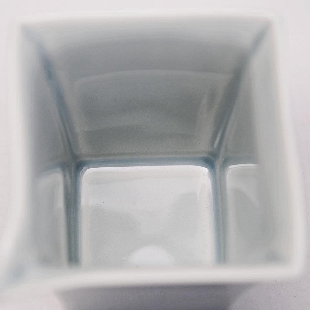 【自在坊茶具】冰灰釉/青璃釉四方茶海─140ml 陶瓷窯變茶海 冰灰釉 青璃釉 公道杯 分茶器 功夫茶具【滿599元免運-細節圖8