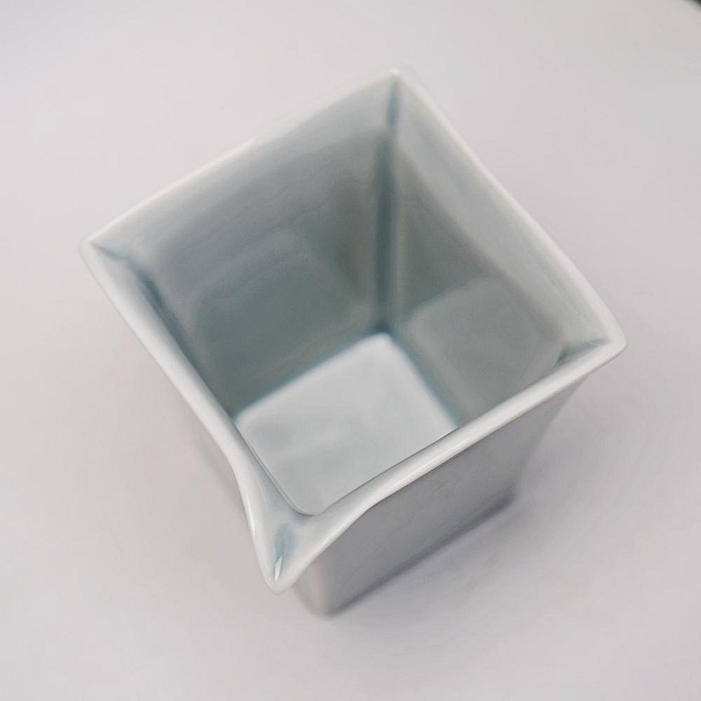 【自在坊茶具】冰灰釉/青璃釉四方茶海─140ml 陶瓷窯變茶海 冰灰釉 青璃釉 公道杯 分茶器 功夫茶具【滿599元免運-細節圖11