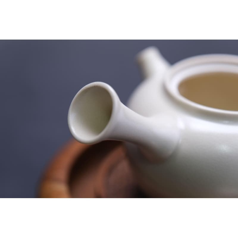 【自在坊茶具】蘇打釉繪竹側把壺-190ML茶壼 陶瓷茶壼 陶瓷工藝 蘇打釉 側把壼 瓷壼【全館滿599免運】-細節圖6