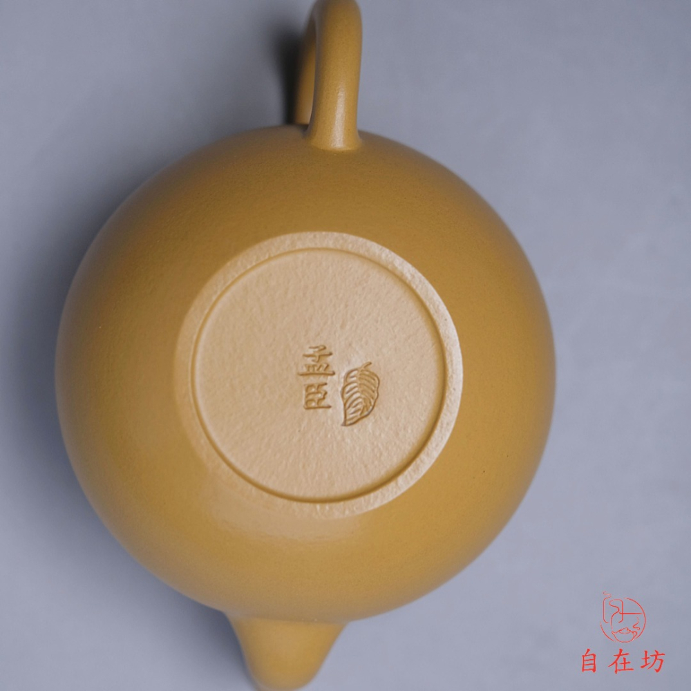 【自在坊茶具】孟臣黃金朱泥思婷壺-120ML 紫砂壺工藝師手作原礦紫砂 宜興茶壺 一把好壺 出湯順暢【全館滿599免運】-細節圖8