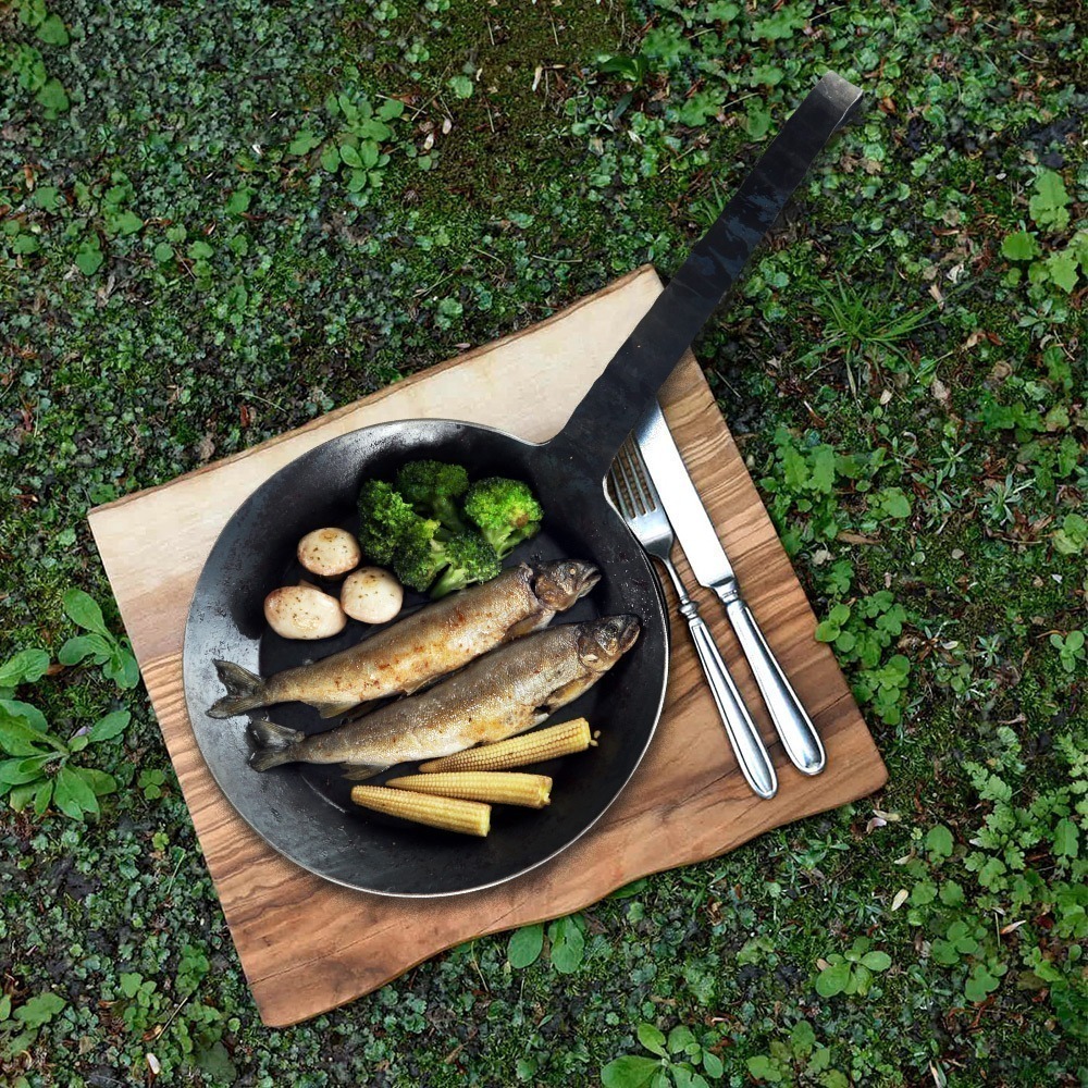 【德國turk土克鐵鍋】手工職人專業經典一體成型 平底鍋長柄16cm(送原廠袋)65516(台灣總代理)-細節圖7