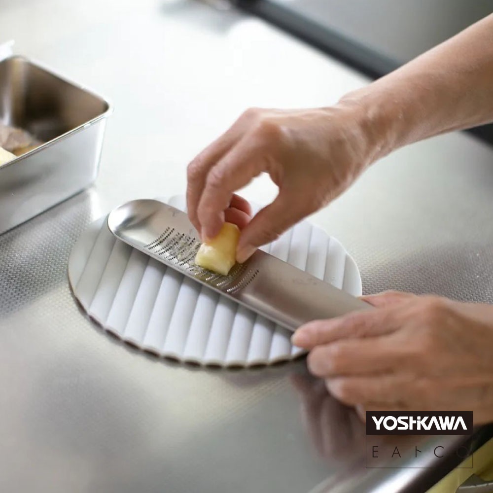 【YOSHIKAWA吉川】日本EATOCO不鏽鋼Oros磨泥器(M) AS0012 日本製-細節圖2